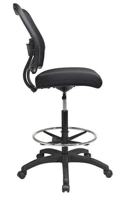Office Star Deluxe AirGrid Back Drafting Chair with Mesh Seat and Adjustable Footring 13-37N20D Office Star Deluxe AirGrid Back Drafting Chair with Mesh Seat and Adjustable Footring 13-37N20D